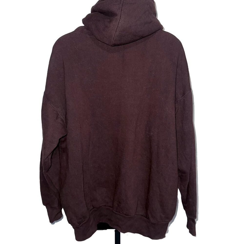 Authentic Life Apparel Boston Mass Brown and Pink Unisex Hoodie Size XL - Picture 5 of 6